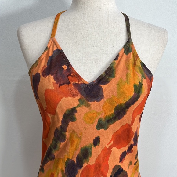 Anthropologie Maxi Dress Tie Dye Abstract Boho Casual Size XS - Picture 2 of 11